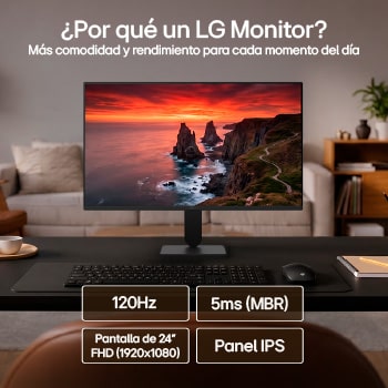 Monitor LG IPS Full HD de 24" 24U411A-B Por que un LG monitor
